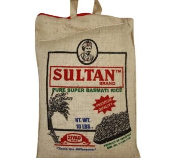 Sultan Brothers Saffron Basmati Rice 10 Lbs