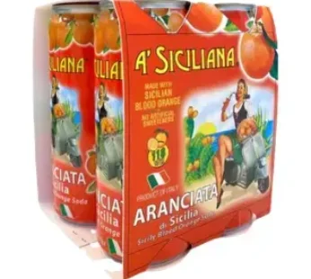 A’Silcilina Sicilian Blood Orange Soda (4×11.15fl oz)