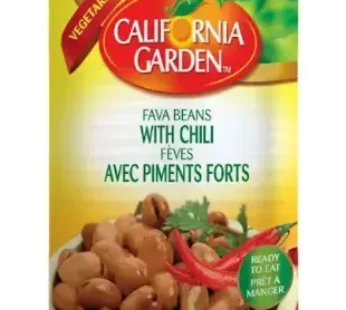 California Garden Fava Beans – Chili Recipe 16oz