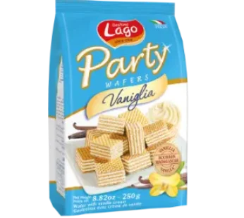 Lago Party Vanilla Wafers 250g