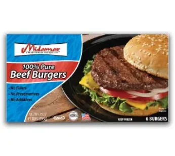 Midamar Halal Beef Burgers (595g)