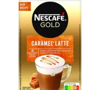 Nescafe Gold Caramel Latte Sachets 136g
