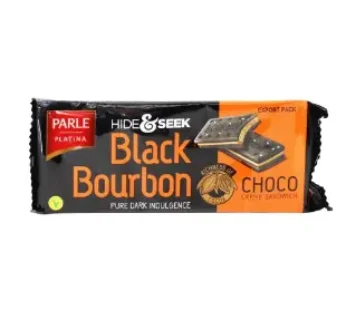 Parle Hide & Seek Black Bourbon Chocolate Sandwich Biscuits (100g)