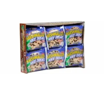 Wellmade Marshmallow Crispy Rice Treats Rainbow 1.17oz 12units